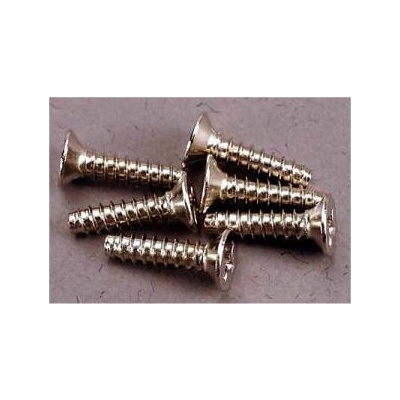 Traxxas кръстата винт 3x12mm потънала глава цинк. (6)