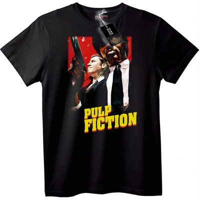 NOONEBRAND Тениска Филм Криминална история - 2XL, Black