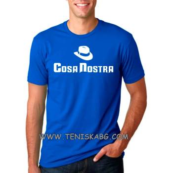 Image 1 of Fruit of the Loom Тениска със щампа - Cosa Nostra