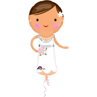 Amscan Фолиев балон Булка 48 x 101 см