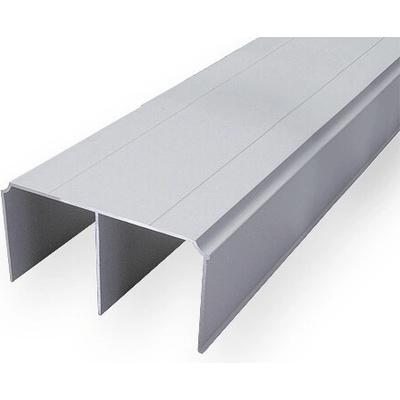 Aluprofil Kolejnice horní 75 mm Hliník, 6 m