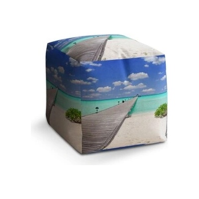 Sablio Taburet Cube Molo na pláži: 40x40x40 cm