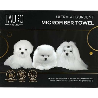 Tauro Pro Line Towel Pomeranian Spitz Maltese & Bichon 80 x 160 cm