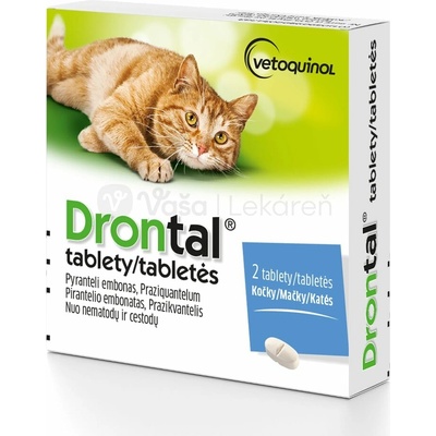 Bayer Drontal antiparazitikum pre mačky 2 tbl