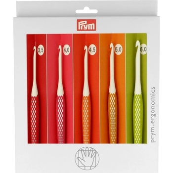 Sada ergonomických háčků Prym 3,5- 6 mm