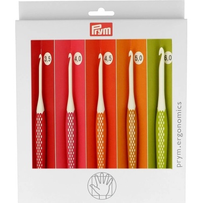 Sada ergonomických háčků Prym 3,5- 6 mm
