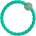 By Eloise London Bling Charms Disco Ball Ластик за коса за жени цвят Emerald Green