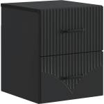 vidaXL Спален шкаф с монтаж на стена Черно 34, 5 x 33 x 40 см (898977)