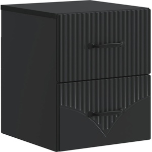 vidaXL Спален шкаф с монтаж на стена Черно 34, 5 x 33 x 40 см (898977)