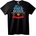 NOONEBRAND Тениска Модерен Татко: Готин и Забавен - XS, Black
