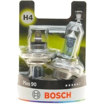 Bosch Крушки Bosch H4 Plus 90 12V, 60/55W 2бр комплект (1 987 301 422)