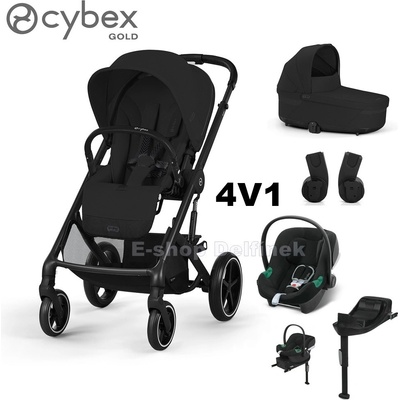 Cybex Balios s Lux set Cybex Aton B2 + základna 2025 Moon Black