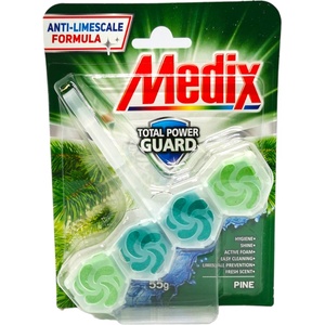  MEDIX ароматизатор за тоалетна чиния, Wc fresh drops, Бор, 55гр