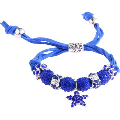 Bando náramok Crystal W178 modrý