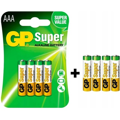 GP Super Alkaline AAA 8ks 1013118000