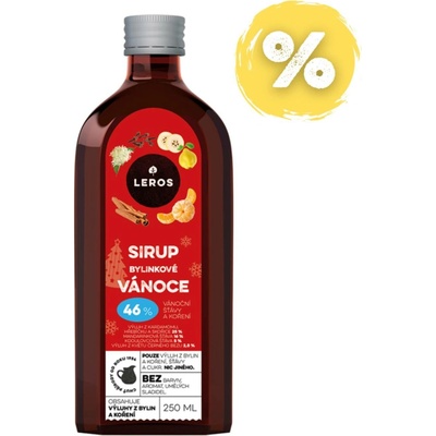 Leros Sirup Bylinkové vánoce 250 ml