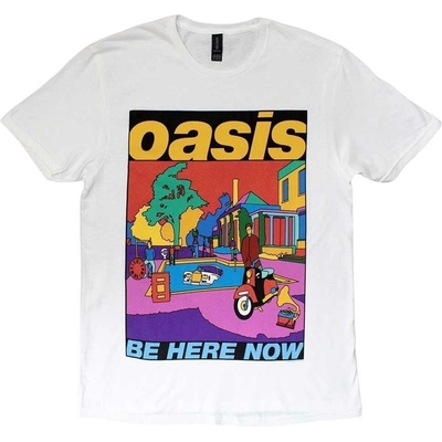 Oasis tričko Be Here Now Illustration White