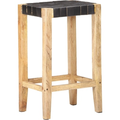 VidaXL 321835 2 ks černé pravá kůže 75 cm