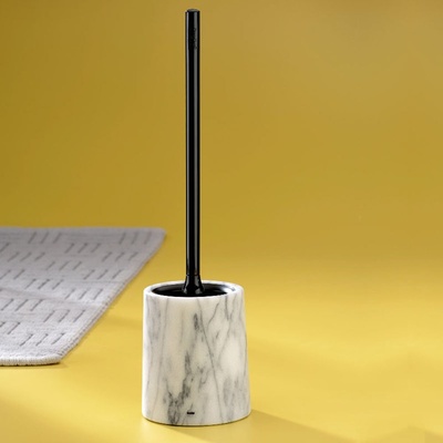 Kela Четка за тоалетна в цвят бял мрамор KELA от серия Varda