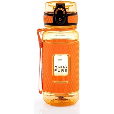 Zdravá fľaša Aqua Pure 400 ml Neon Orange