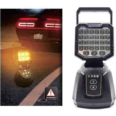 Výkonná prenosná nabíjateľná 14400 mAh LED lampa - Pracovné svetlo s magnetom 27W + IP65