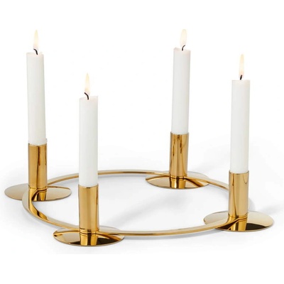 Philippi Двустранен позлатен свещник philippi модел la serena