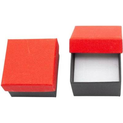 Mareb dárková krabička na šperky 5 x 5 cm červená