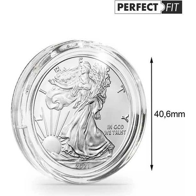 Leuchtturm ULTRA Perfect Fit - 1 oz stříbrné mince - kulaté bublinky bal. 10 ks – Zboží Mobilmania