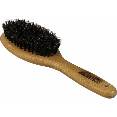 BAMBOO GROOM LARGE OVAL BRUSH WITH NATURAL BOAR BRISTLES – Zboží Mobilmania