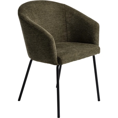 Unique Furniture Тапициран трапезен стол с подлакътници в цвят каки Easton - Unique Furniture (34690003)