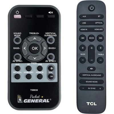 Tcl ts9030 - дистанционно управление дубликат (ts9030)