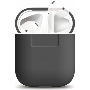 elago Защитен калъф Elago Silicone Case за Apple Airpods, тъмносив (EAPSC-DGY)