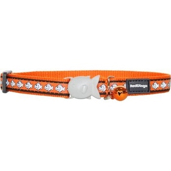 Red Dingo Obojek pro kočky Fish Rfx 20 - 32 cm