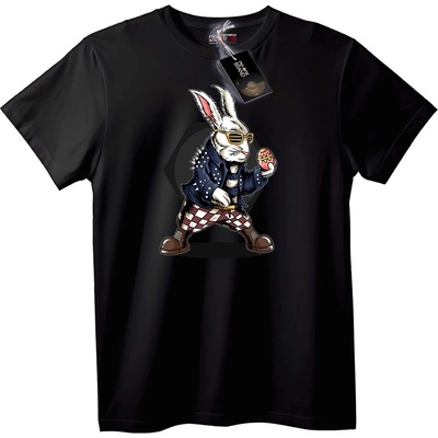 NOONEBRAND Тениска Як великденски заек - 6XL, White