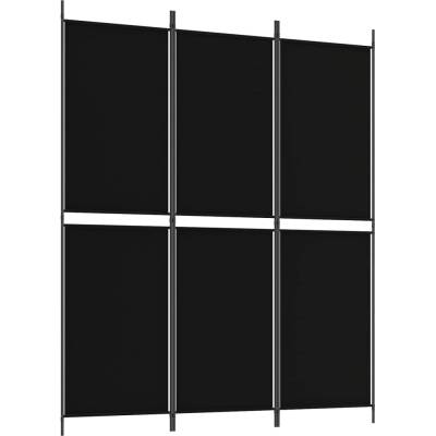 vidaXL 3dílný paraván bílý 150 x 180 cm textil 350213