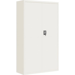  Шкаф за папки бял 105x40x180 см стомана