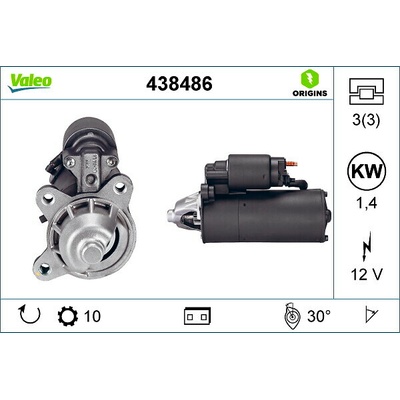 Štartér VALEO 438486
