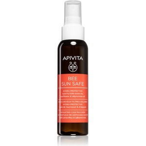 APIVITA Bee Sun Safe Hair Oil хидратиращо олио за изтощена от слънце коса 100ml