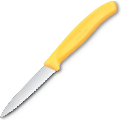Victorinox Нож за рязане SWISS CLASSIC 8 cm, назъбен, жълт, пластмаса, Victorinox (VN67638C1)