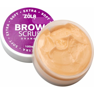 ZOLA Brow extra jemný peeling na obočie pomaranč 100 ml