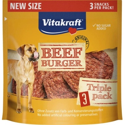 Maškrta pre psov Vitakraft Beef Burger 3 ks 27 g