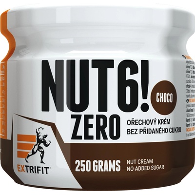 Extrifit Nut 6 ! Zero čokoláda 250 g