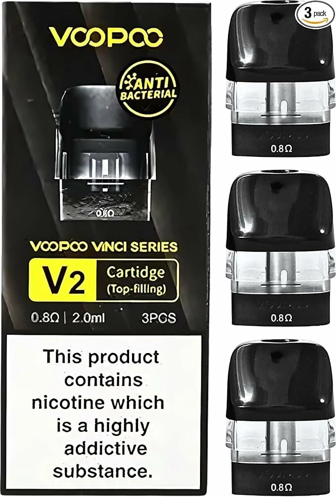 Voopoo Vinci V2 POD nhradn cartridge 3-Pack 0,8ohm od 10,2  - Heureka.sk