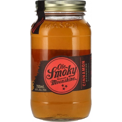 Ole Smoky Cinnamon Moonshine 40% 0,7 l (čistá fľaša)