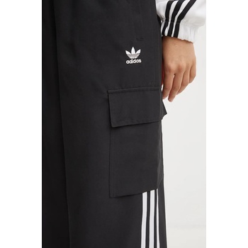 adidas Originals Панталон adidas Originals 3S CARGO PANTS в черно с кройка тип карго, висока талия JF1292 (JF1292)