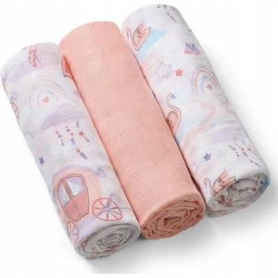 BabyOno mušelínové 70x70cm meruňková 3ks