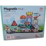 Manyuk Toys Магнитни конструктори - болница, комплект 34 части (188-m519)