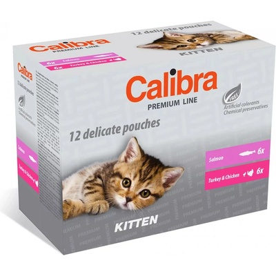 Calibra Cat консерви Premium Kitten multipack 12 x 100 г