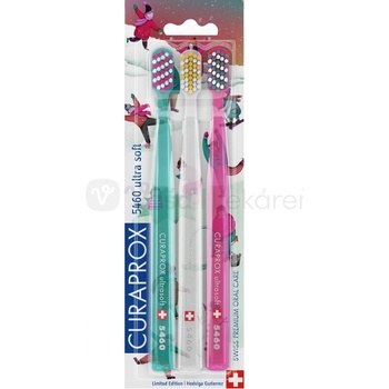 Curaprox CS 5460 Ultrasoft Zimohravá edícia 3 ks