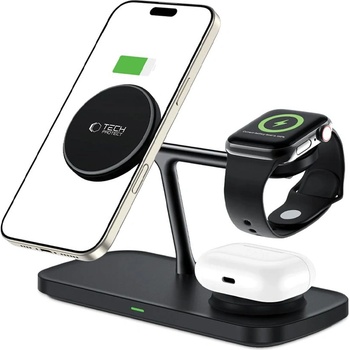 Магнитно Безжично Зарядно 3 в 1 tech-protect qi15w-a45